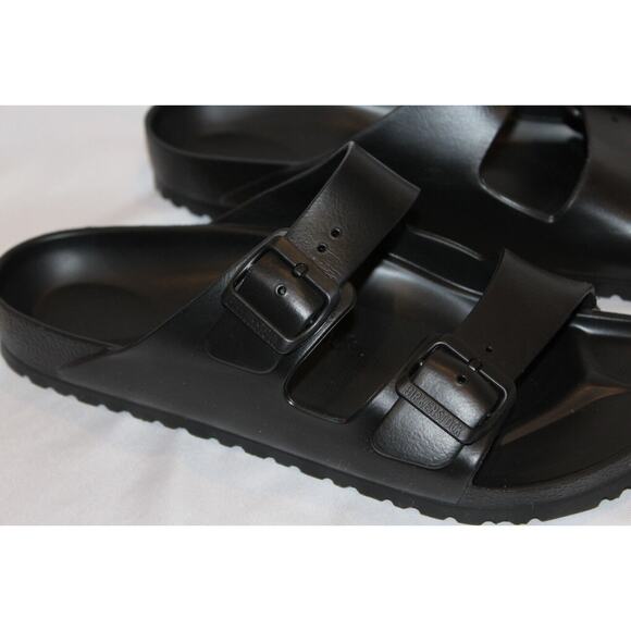 Birkenstock‎ Arizona Essentials EVA Slide Men\'s Sandal BLACK Medium/Narrow main image 8